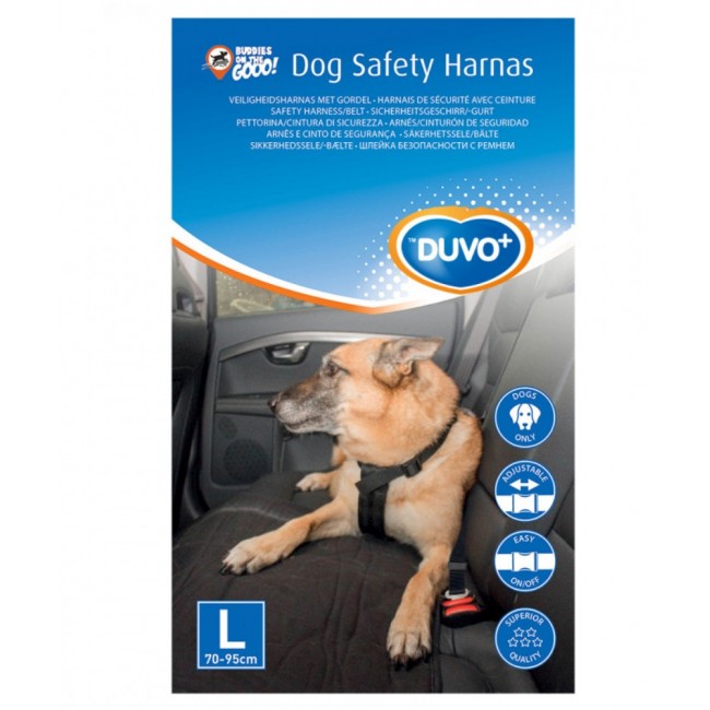 Duvo Plus Car Safety Belt Harness L, 70-95сm - ремень безопасности и шлейка