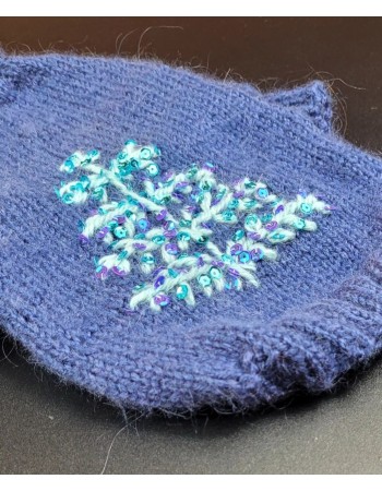 Вязаный джемпер для собачки ,,Рождественский,, 