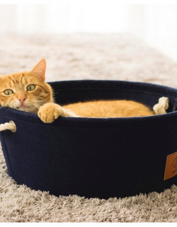  D&D Felt Barrel Blue, M - filca gultiņa