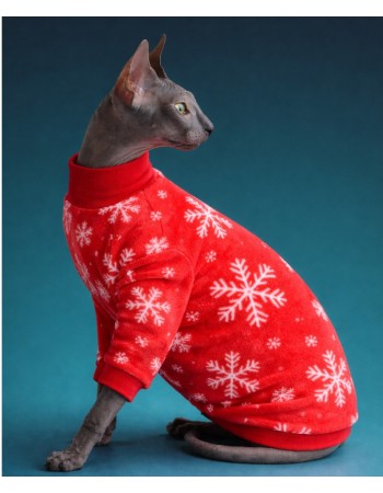 Джемпер для котов ( snowflake )