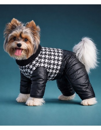 Siltas ziemas kombinezons (Pied-de-poule)