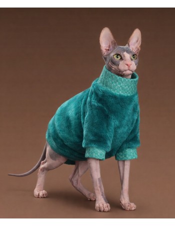 Джемпер для котов (emerald)