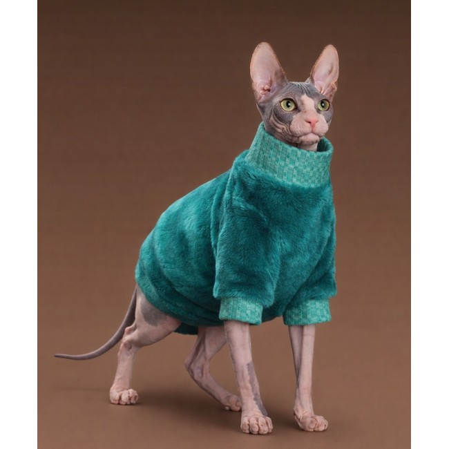 Джемпер для котов (emerald)