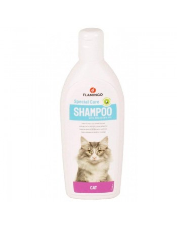 FLAMINGO Shampoo Cat, 300ml - šampūns ar makadāmijas eļļu kaķiem