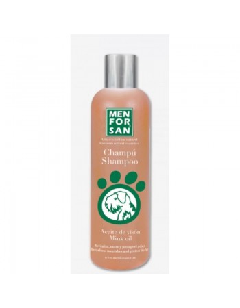 MEN FOR SAN Mink Oil Shampoo Dog, 300ml - šampūns ar ūdeļu eļļu