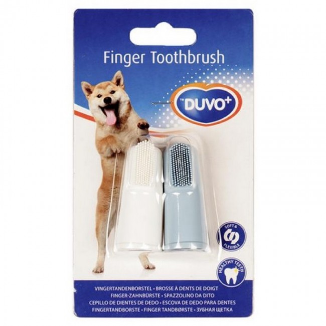 DUVO PLUS Finger Toothbrush, зубные щетки-наперстки 