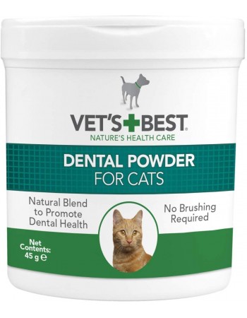 Vet's Best  Veterinārārsta labākais dabīgais zobu pulveris kaķiem