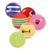 TRIXIE Set of toy balls, 6gb - dažādu materiālu bumbiņas