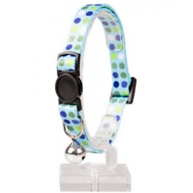 Duvo Plus Cat collar Candy (turquoise) - kaklasiksna kaķiem, ar rakstu