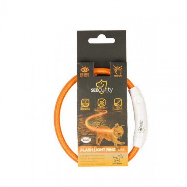 Duvo Plus Flash light ring usb M - USB uzladējamā mirgojošā kaklasiksna ( 45 cm )