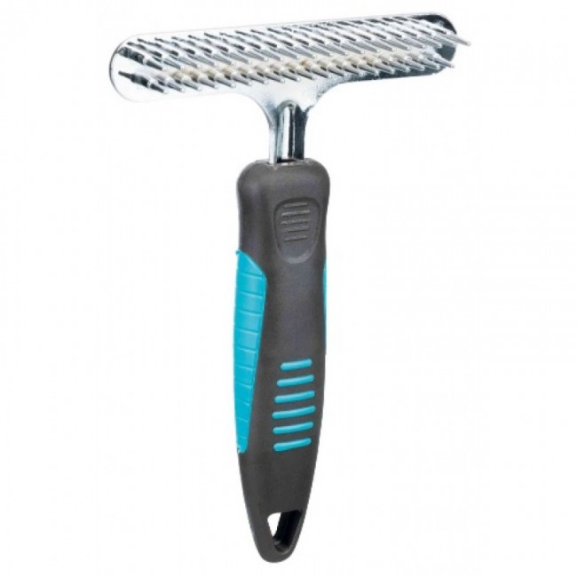 Trixie Metal Groomer Fine, 15cm - грабли с частыми зубьями разной длины