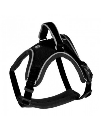  Duvo Plus Explor West Harness Black L, 50-65cm - эргономичная шлейка