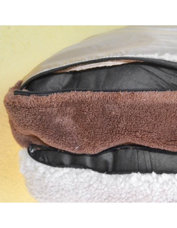 Подстилка из флиса (коричневая)